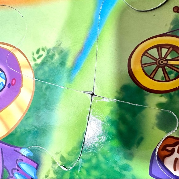 Enchante Kingdom Kids 46 Pieces 2-Sided Giant Floor Puzzle - Kids Learning Toys - Picture 4 of 16